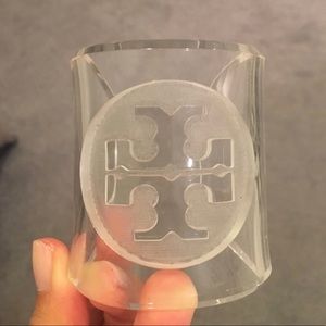 clear tory burch cuff